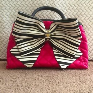 Pink and black BJ bag